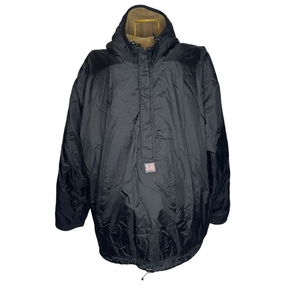 Polo Jeans Company Ralph Lauren Vintage Reversible Jacket - Fleece Tan / Black - Picture 1 of 14